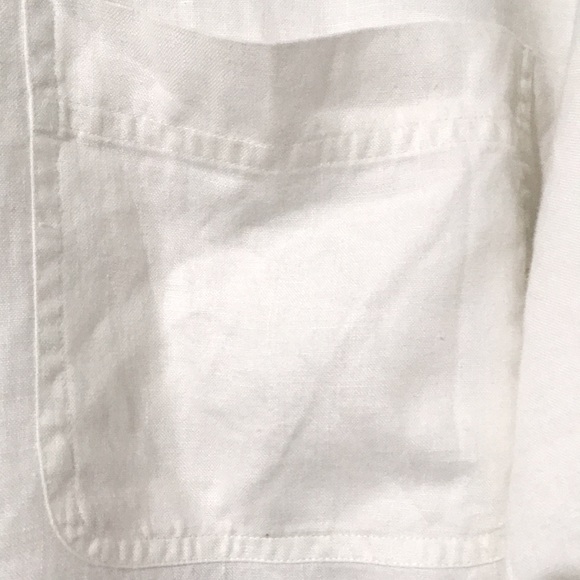 GAP 100% LINEN SHIRT MEN SIZE MEDIUM EUC - Picture 2 of 8